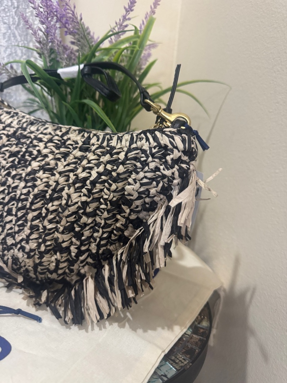 Clare .V Lune Fringed Raffia Shoulder Bag
Clare V. - Picture 8 of 12